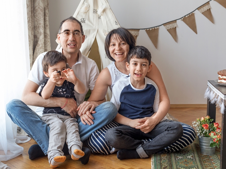 Alice and Ben adopted James and his disabled brother Luke, when they were four and three years old respectively, and their four birth children were in their teens.
